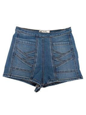 Free People High-Waist Women’s Blue Denim Shorts